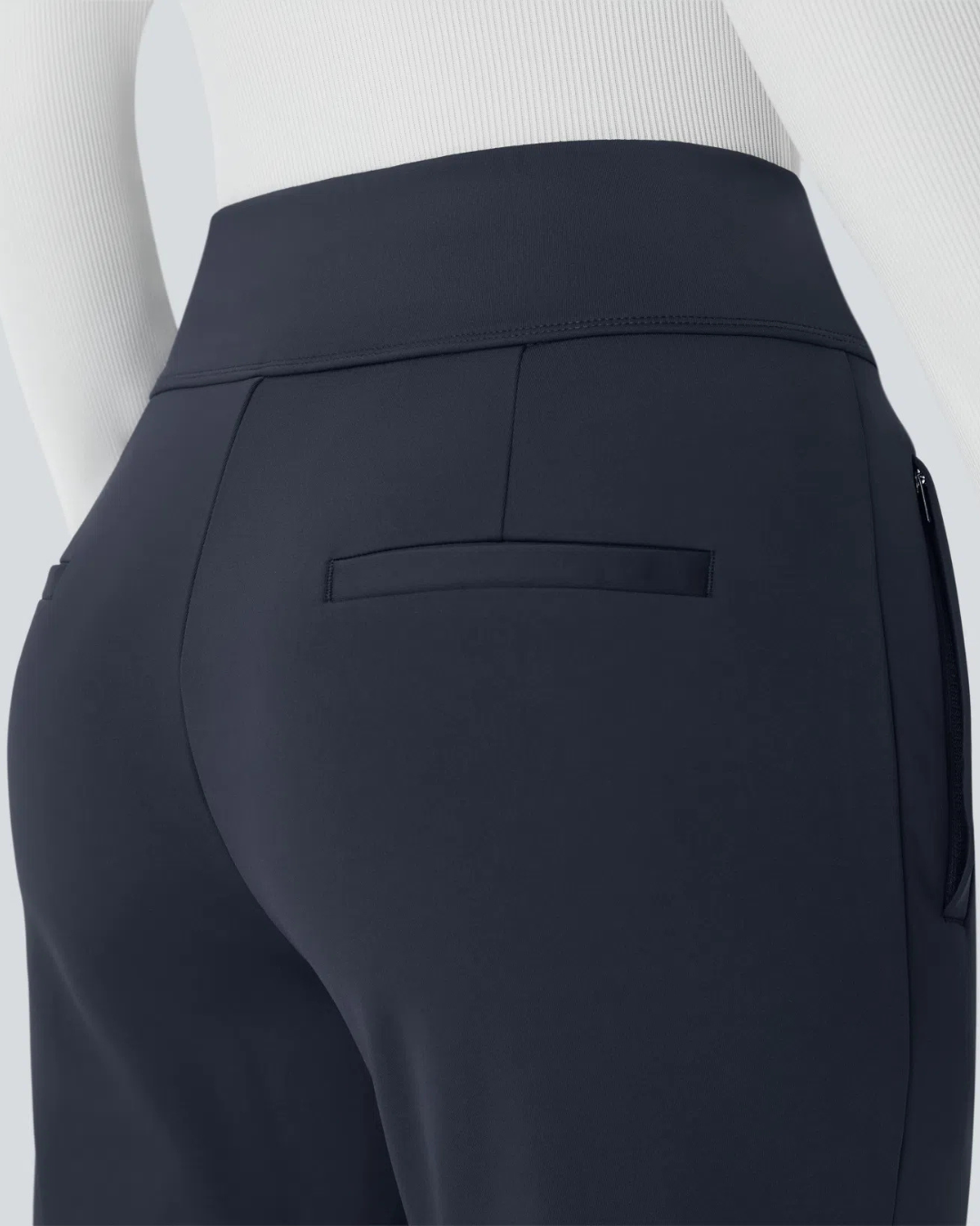 Pantaloni de Lucru Pentru Femei cu Talie înaltă și Buzunare Laterale cu Fermoar®