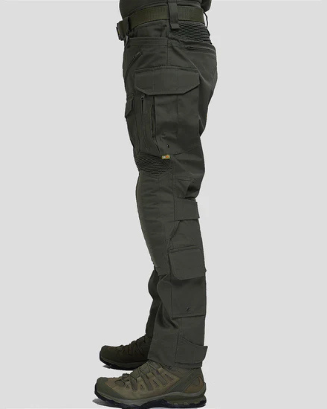Pantaloni Tactici cu Genunchiere Reforțate și Ajustare Flexibilă