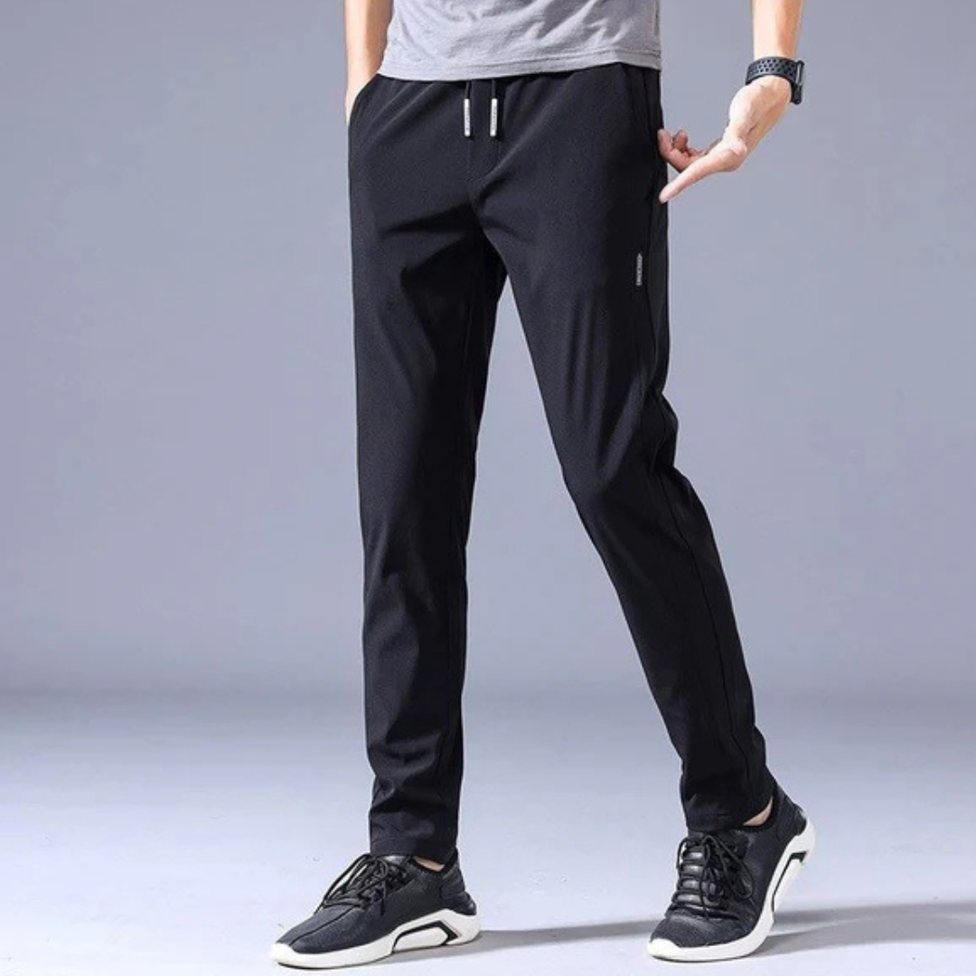 Pantaloni Unisex cu Talie Reglabilă și Talie Elastică