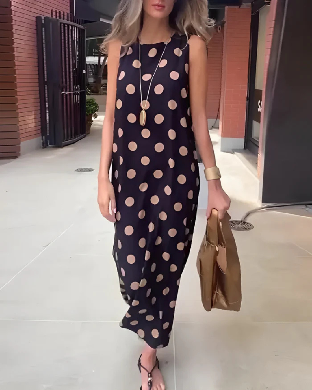 Rochie largă de vară fără mâneci