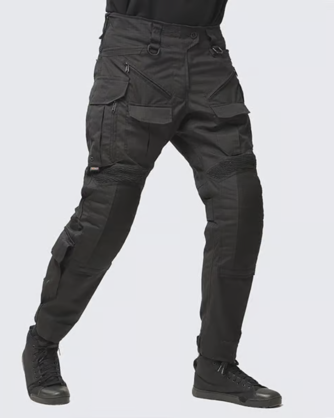 Pantaloni Tactici cu Genunchiere Reforțate și Ajustare Flexibilă