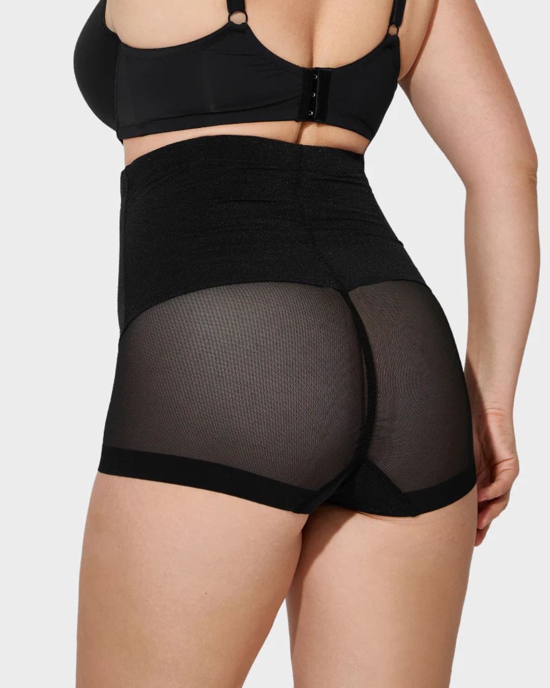 Chiloți Modelatori cu Talie Înaltă din Plasă cu Control Abdominal și Ridicare a Feselor (OFERTĂ 2X1)