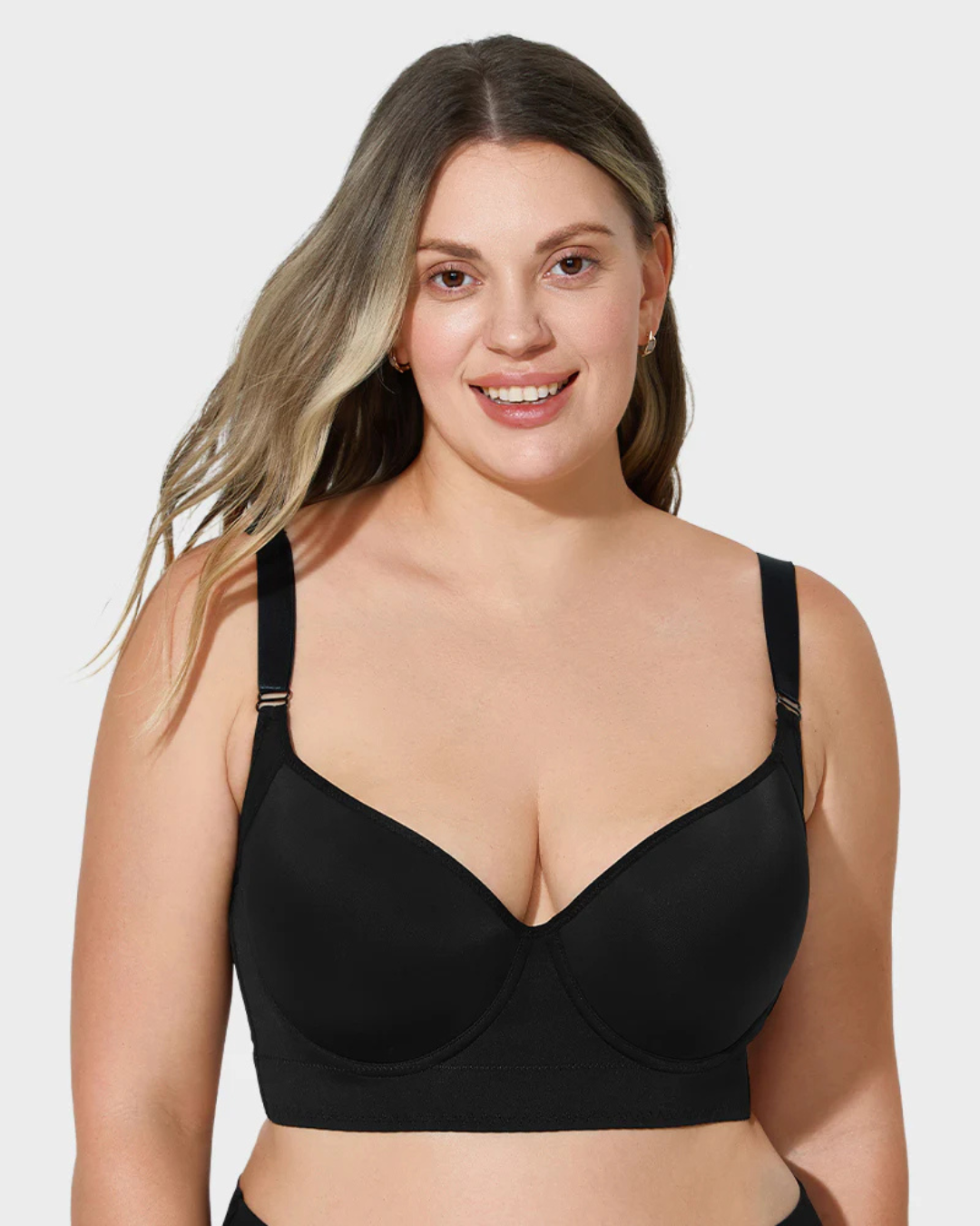 Sutien Push-up cu Spate din Sârmă Netezită (OFERTĂ 2X1)