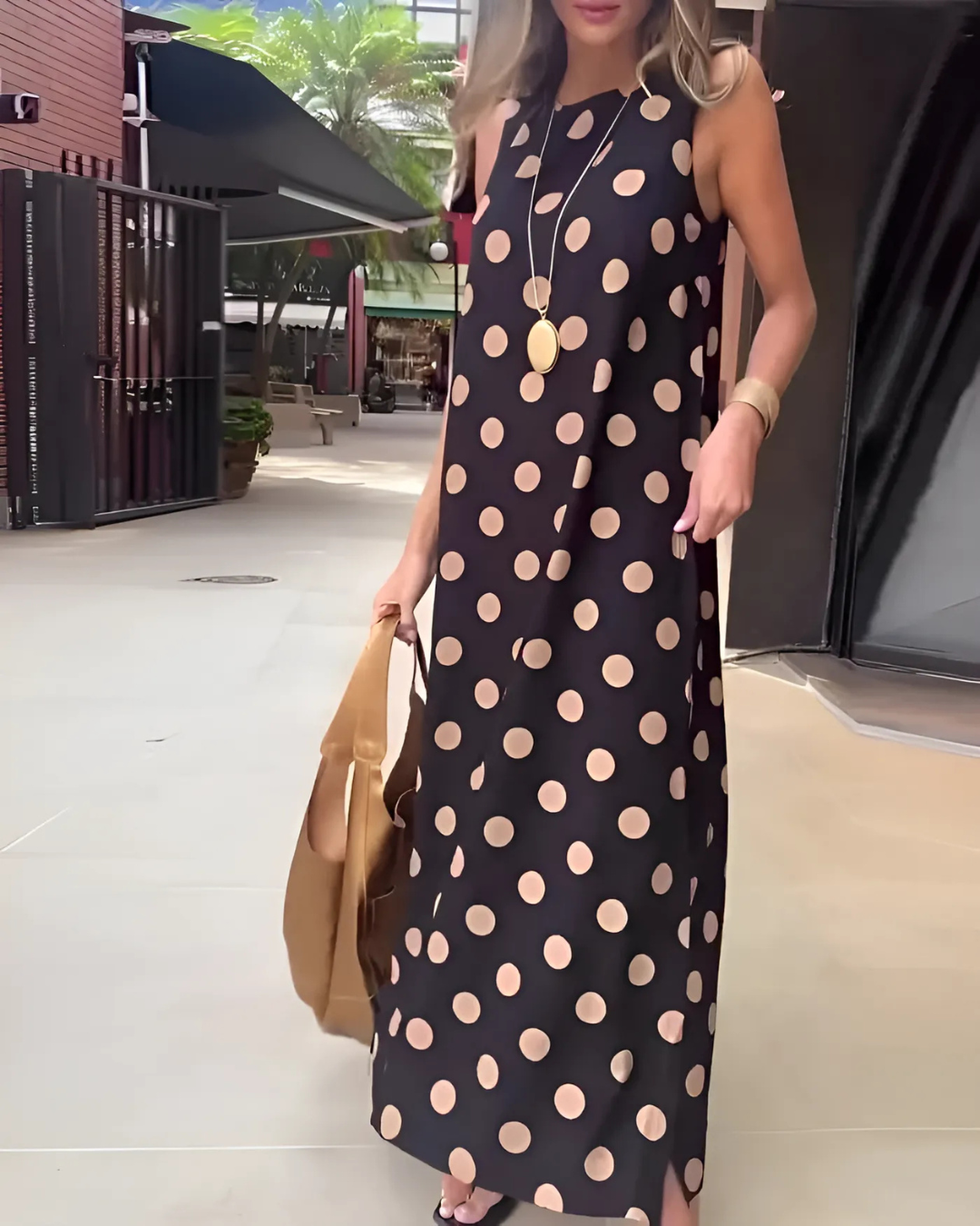 Rochie largă de vară fără mâneci