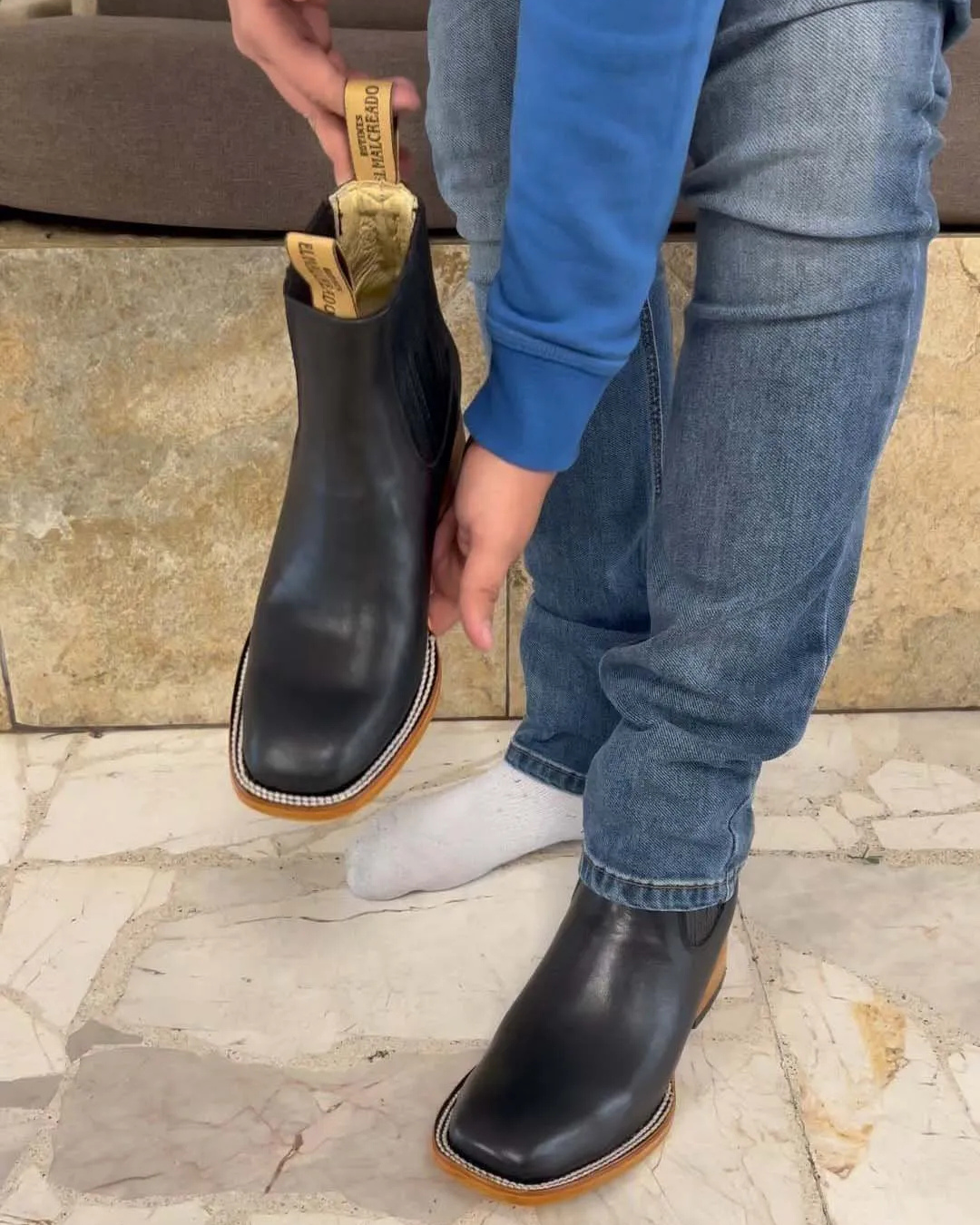 Ghete din piele premium pentru bărbați®