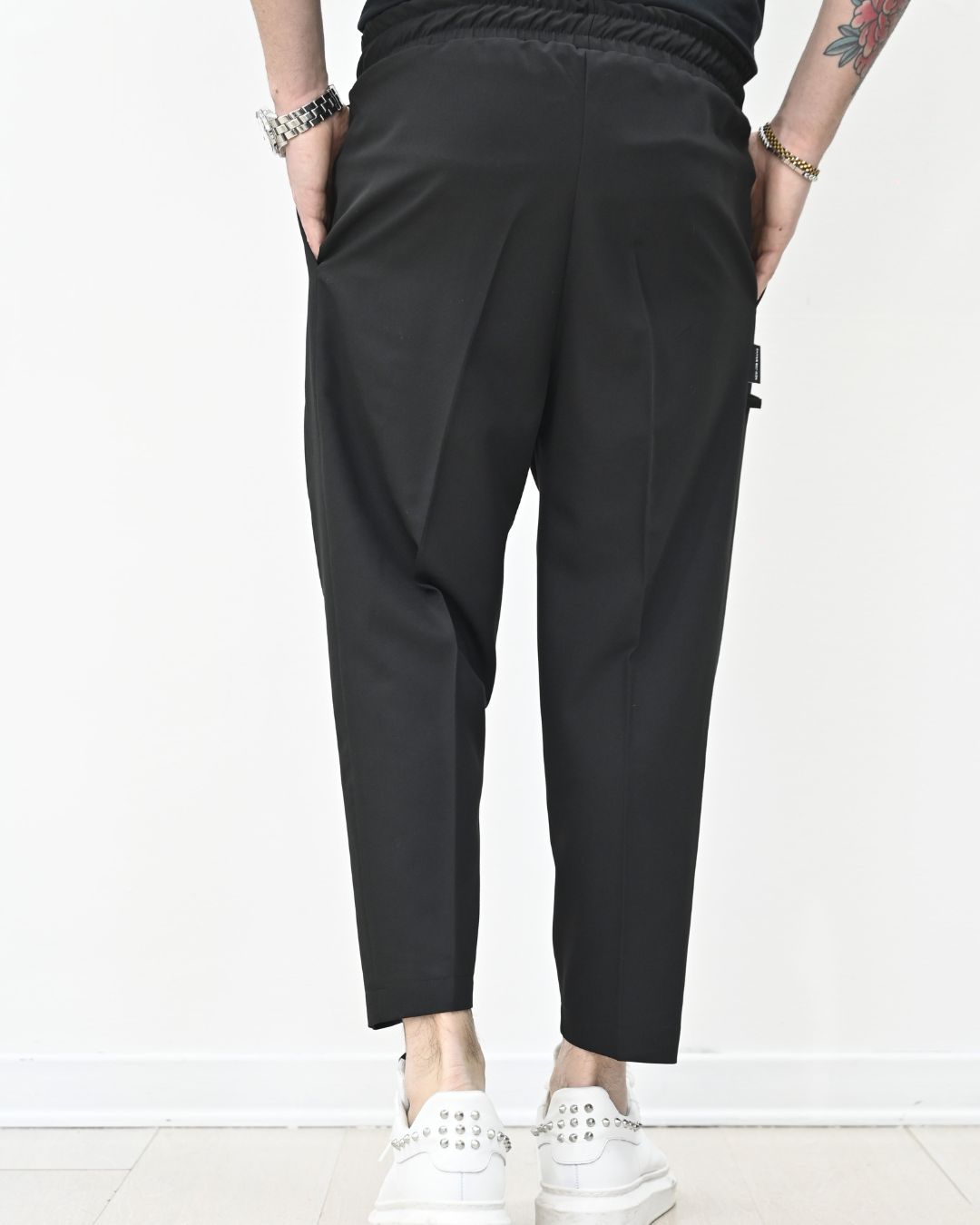 Pantaloni Jogger Largi cu Talie Reglabilă