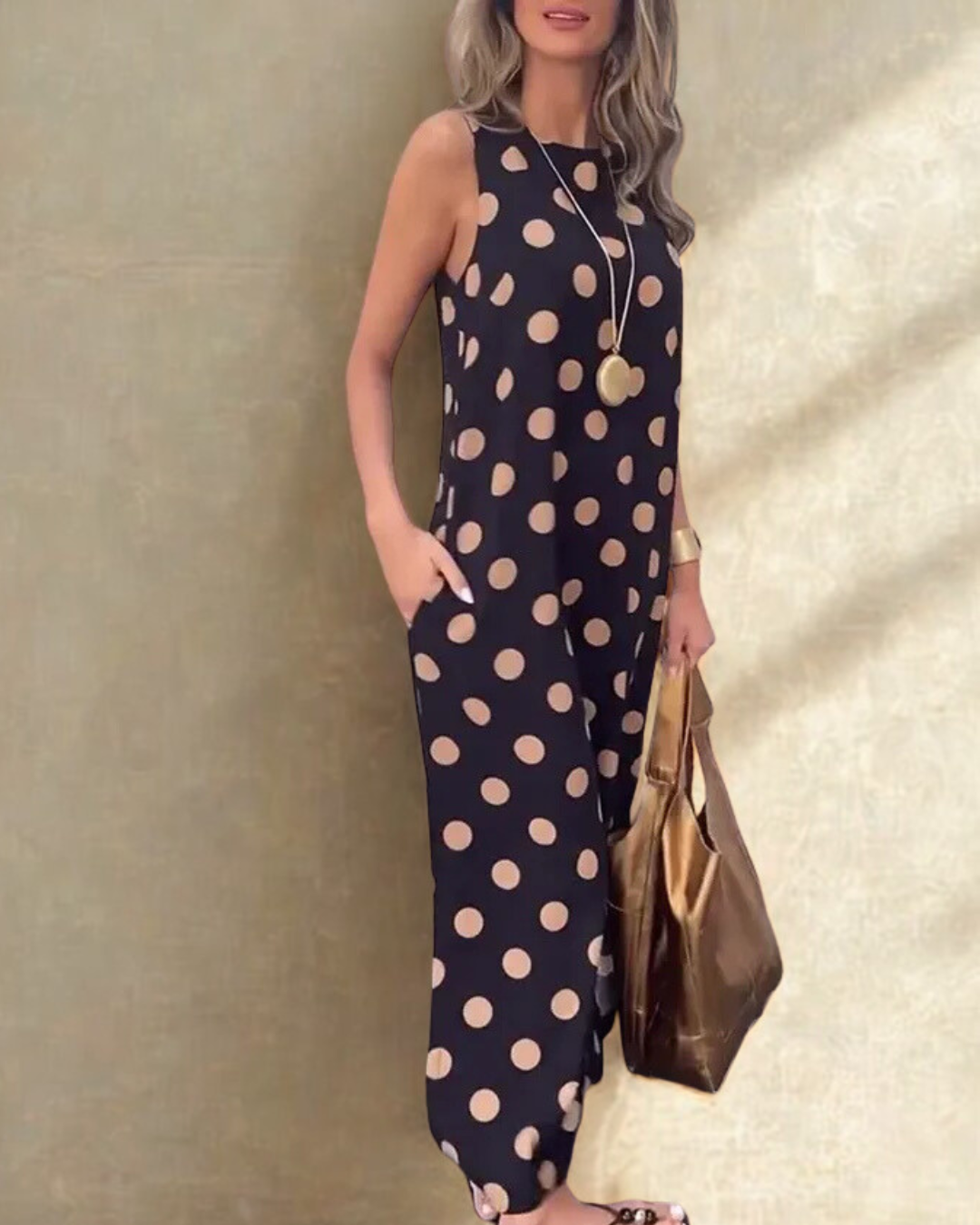 Rochie largă de vară fără mâneci