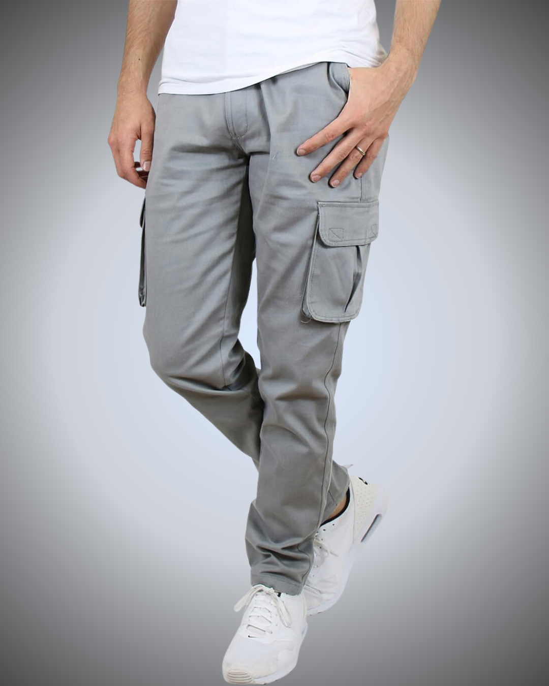 Pantaloni cargo elastici da uomo®