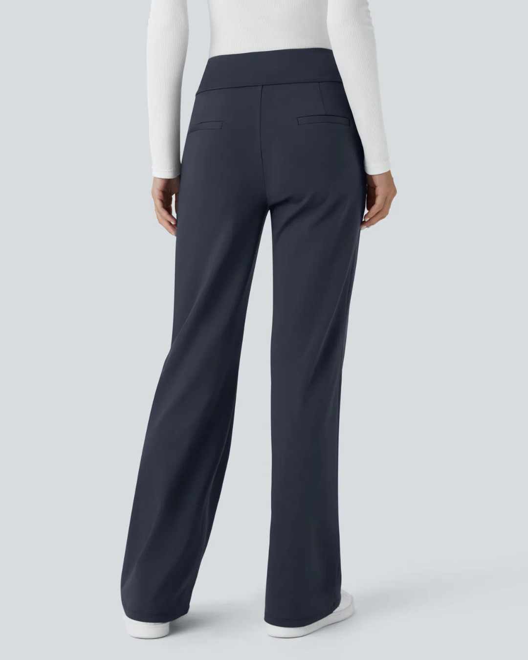 Pantaloni de Lucru Pentru Femei cu Talie înaltă și Buzunare Laterale cu Fermoar®