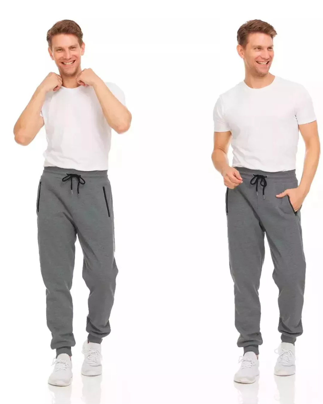 Pantaloni sport din lână pentru bărbați