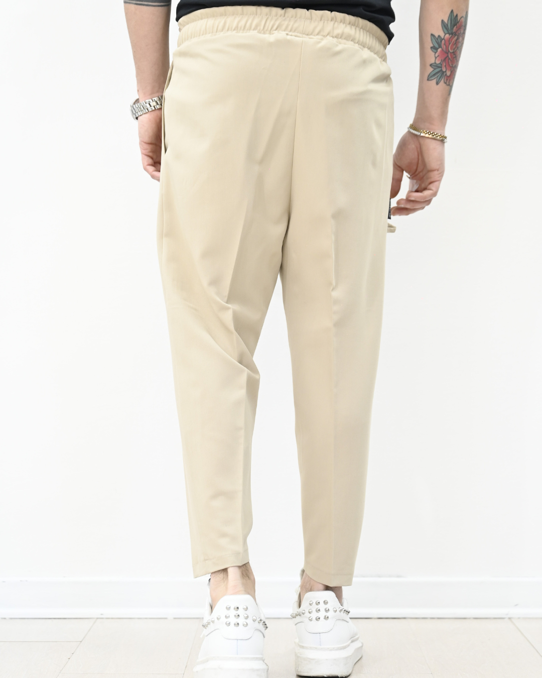Pantaloni Jogger Largi cu Talie Reglabilă