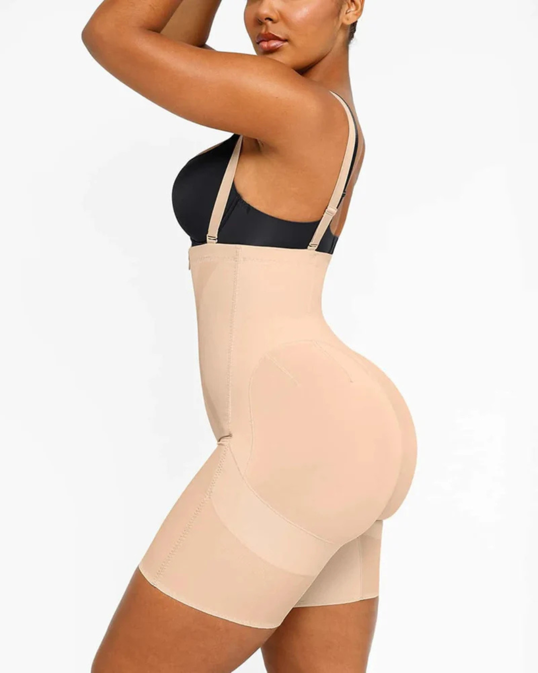 Body Shaper cu Fermoar Frontal și Ranforsare a Feselor®