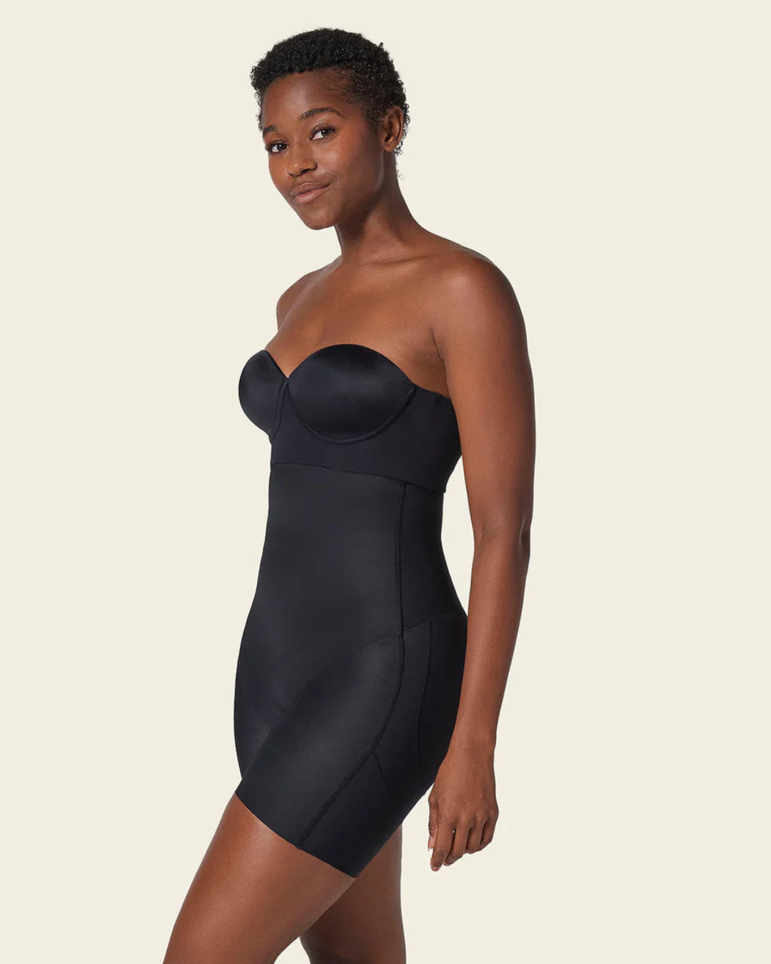 Body Shaper Fără Bretele cu Fund Scurt (OFERTĂ 2X1)
