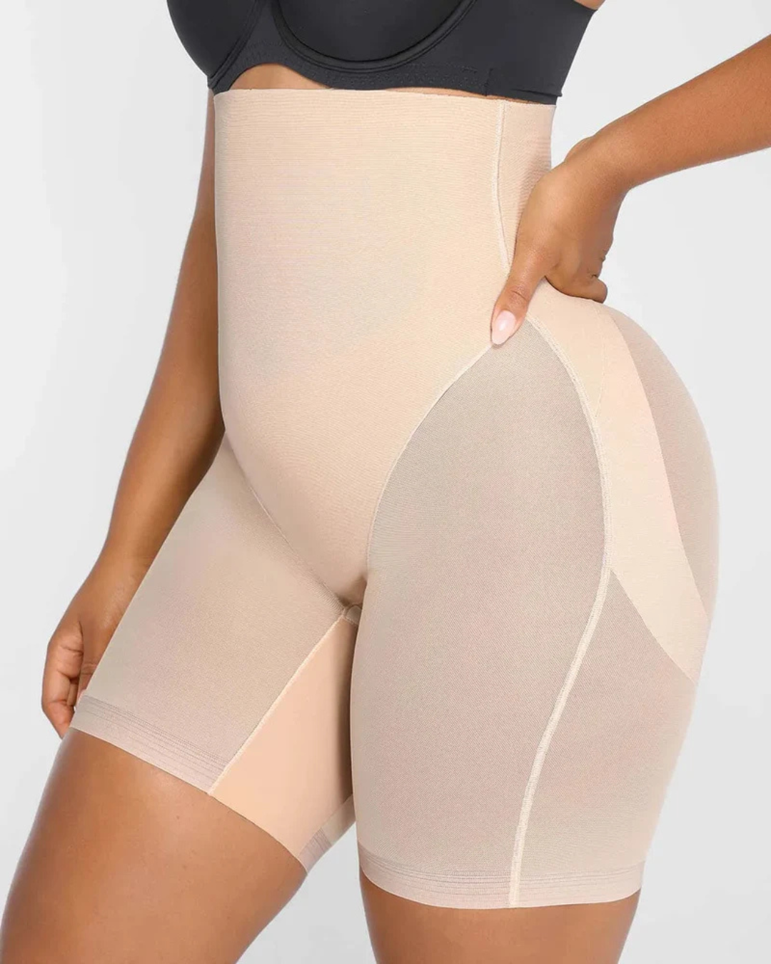 Pantaloni scurți din plasă netedă pentru mărirea feselor (OFERTĂ 2X1)
