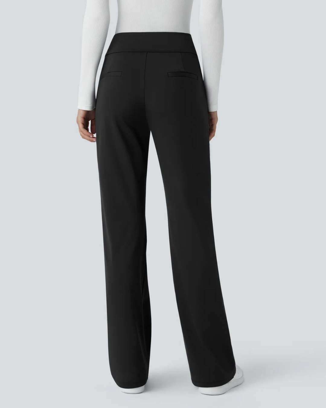 Pantaloni de Lucru Pentru Femei cu Talie înaltă și Buzunare Laterale cu Fermoar®