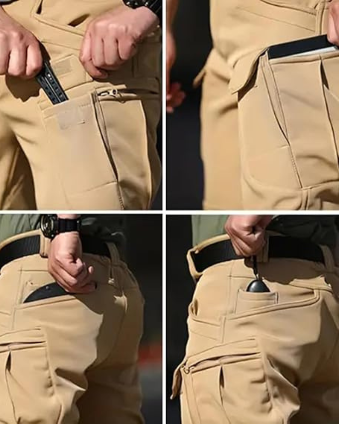 Pantaloni Impermeabili Pentru Bărbați cu Căptușeală din Fleece