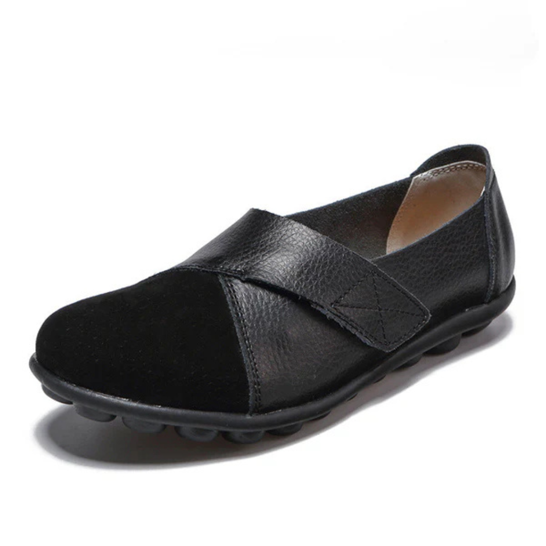 Mocasini din piele confortabili pentru femei