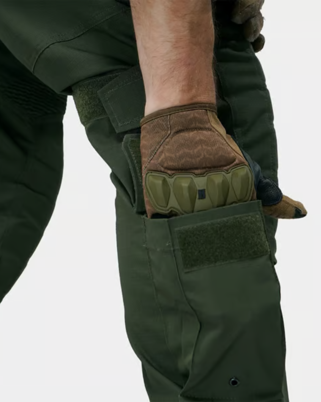 Pantaloni Tactici cu Genunchiere Reforțate și Ajustare Flexibilă
