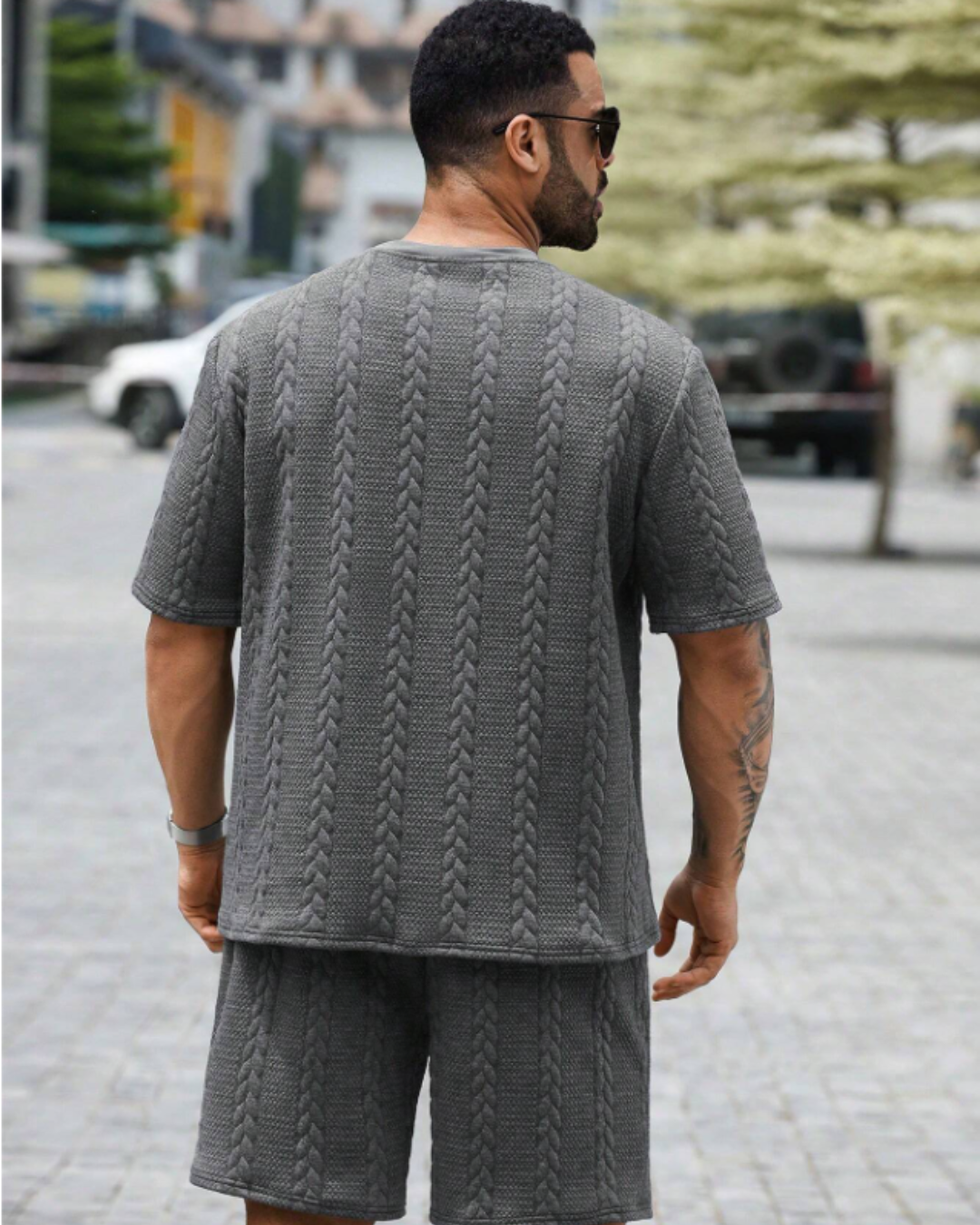 Set de Textură Urbană Pentru Bărbați Stil Modern și Confortabil