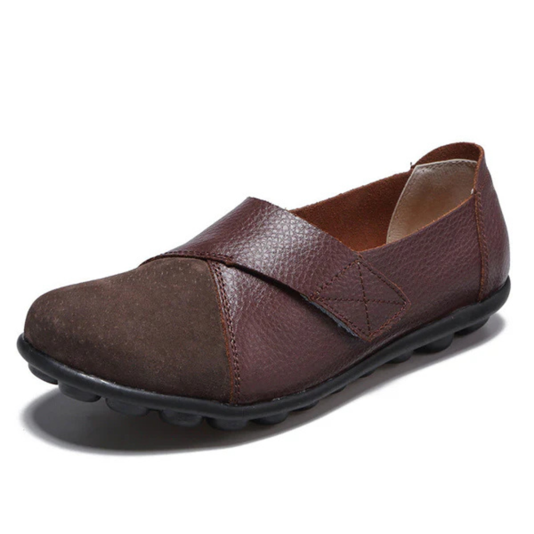 Mocasini din piele confortabili pentru femei