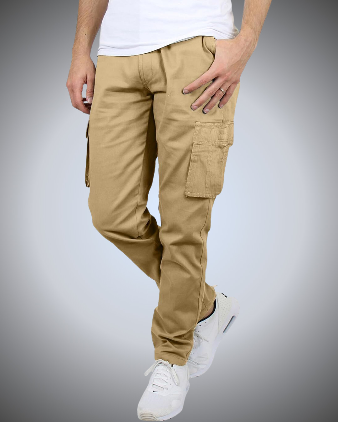 Pantaloni cargo elastici da uomo®