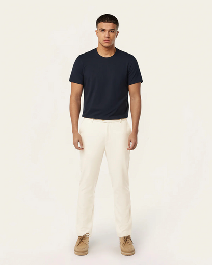 Pants Classic Pentru Bărbați cu Fermoare de Buzunar Invizibile și țesătură Impermeabilă 