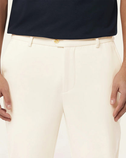 Pants Classic Pentru Bărbați cu Fermoare de Buzunar Invizibile și țesătură Impermeabilă 