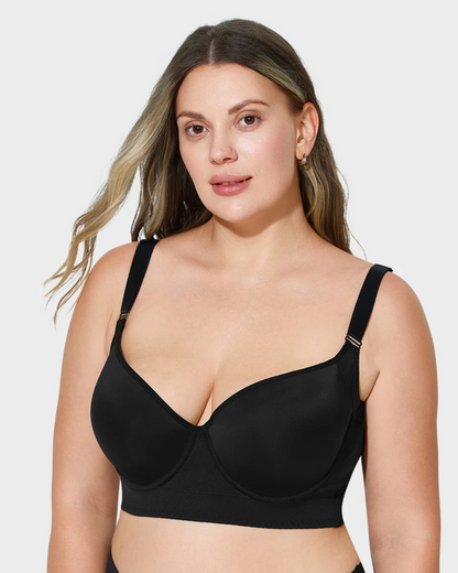 Sutien Push-up cu Spate din Sârmă Netezită (OFERTĂ 2X1)
