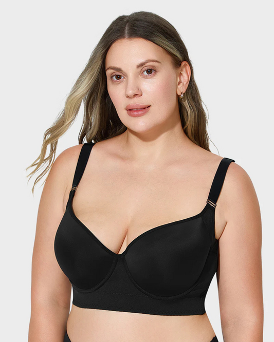 Sutien Push-up cu Spate din Sârmă Netezită (OFERTĂ 2X1)