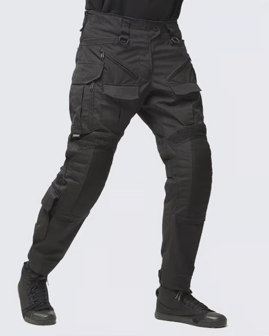 Pantaloni Tactici cu Genunchiere Reforțate și Ajustare Flexibilă
