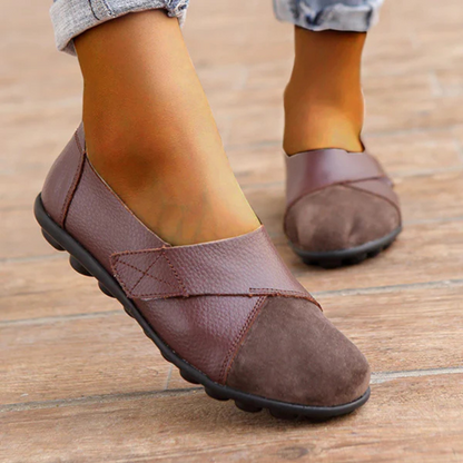 Mocasini din piele confortabili pentru femei