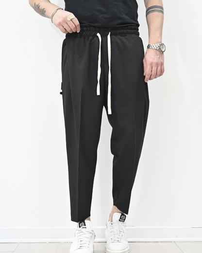 Pantaloni Jogger Largi cu Talie Reglabilă