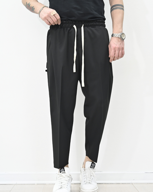 Pantaloni Jogger Largi cu Talie Reglabilă