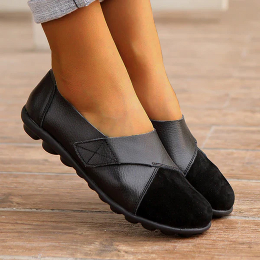 Mocasini din piele confortabili pentru femei