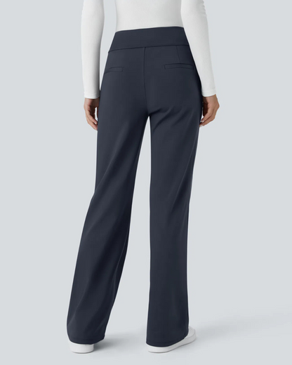 Pantaloni de Lucru Pentru Femei cu Talie înaltă și Buzunare Laterale cu Fermoar®