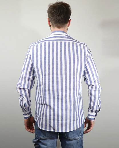 Cămașă Casual cu Dungi Pentru un Stil Bărbătesc Unic și Sofisticat