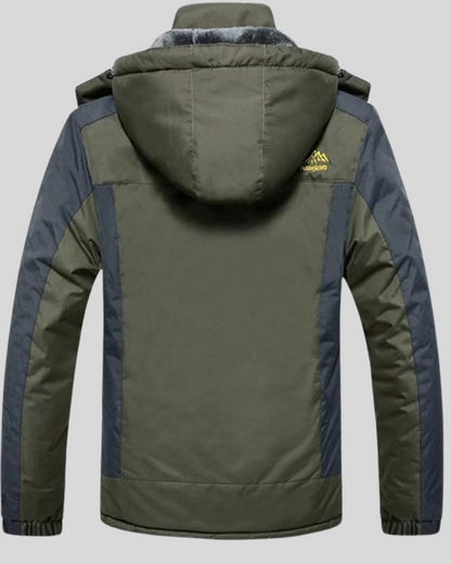 Jachetă Impermeabilă Căptușită cu Fleece Pentru Bărbați