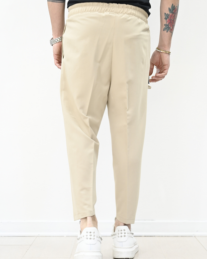 Pantaloni Jogger Largi cu Talie Reglabilă