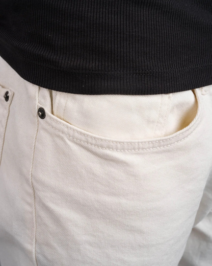 Pantaloni cu Croială Dreaptă, cu țesătură Elastică Pentru o Potrivire Confortabilă și Elegantă