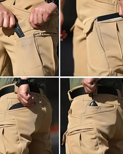 Pantaloni Impermeabili Pentru Bărbați cu Căptușeală din Fleece