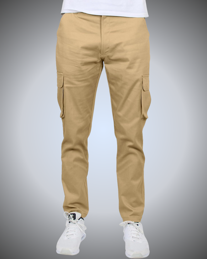 Pantaloni cargo elastici da uomo